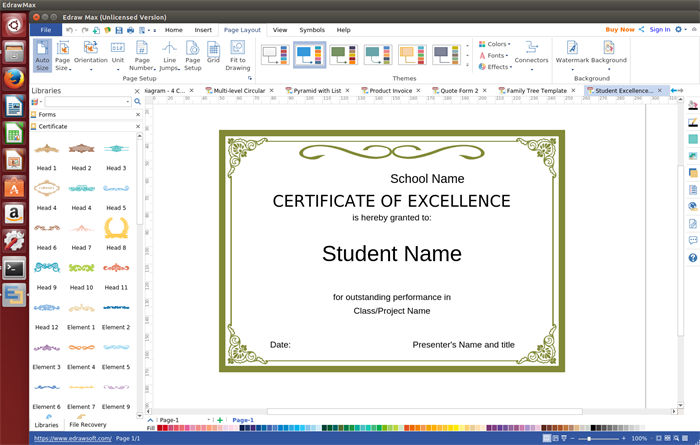 free certificate design software download